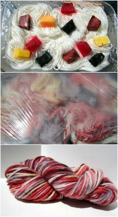 Dye yarn with Kool-Aid
