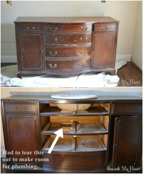 Turn a Dresser into a Vanity
