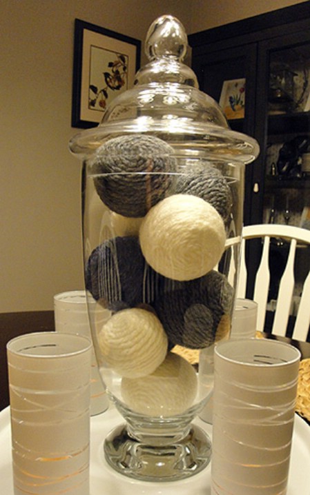 Easy “yarn balls”