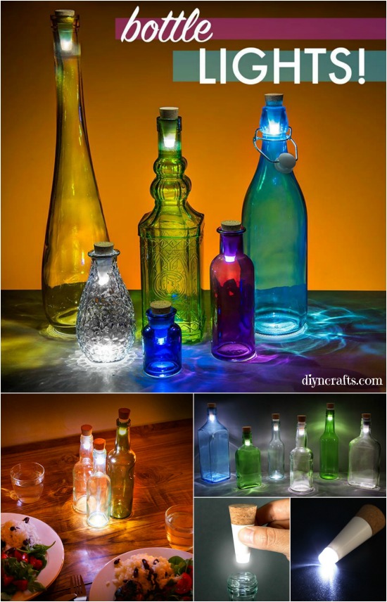 How to Transform a Glass Bottle into a Simple Decorative Lantern. Such a creative repurposing idea!