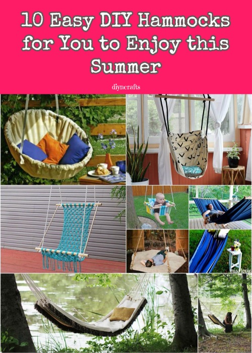 Stretch Your Legs and Get Comfy: 10 Easy DIY Hammocks for You to Enjoy this Summer