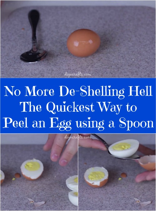 No More De-Shelling Hell – The Quickest Way to Peel an Egg using a Spoon