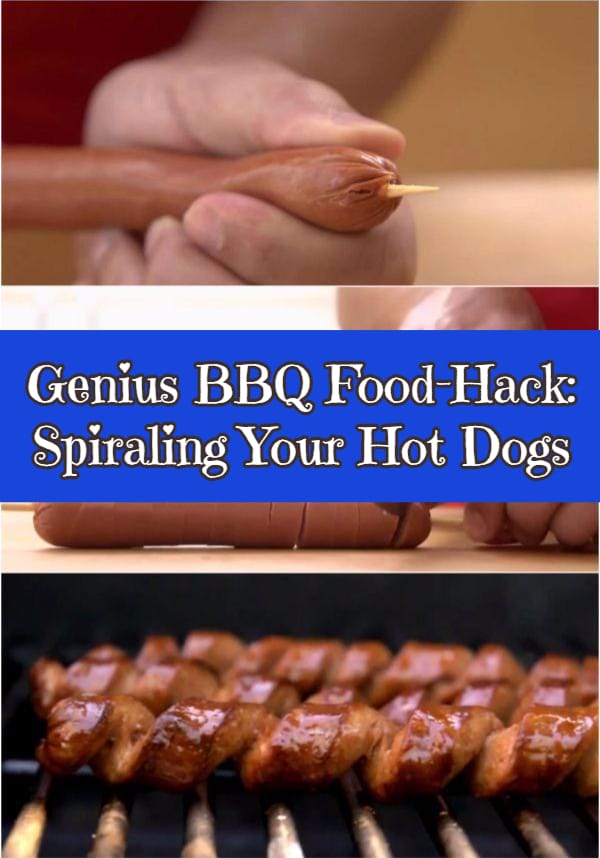 Genius BBQ Food-Hack: Spiraling Your Hot Dogs
