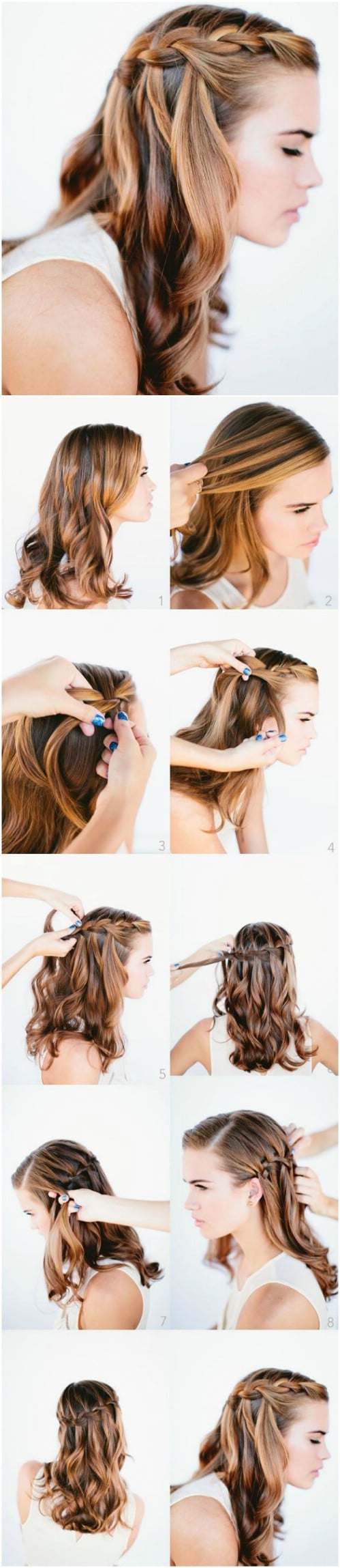 Hairstyling with NuMe - Waterfall Braid! - From My Vanity