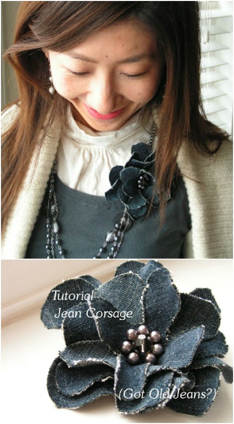 Here is a simpler corsage pattern.