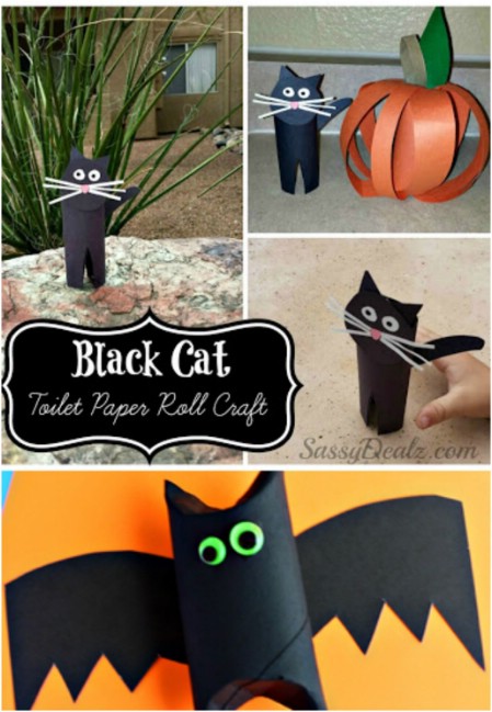 Toilet Roll Bats and Cats