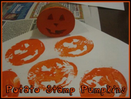 Potato Pumpkin Stamps