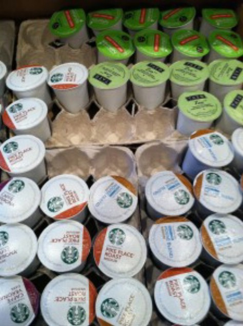 Store your K-Cups in an egg carton.