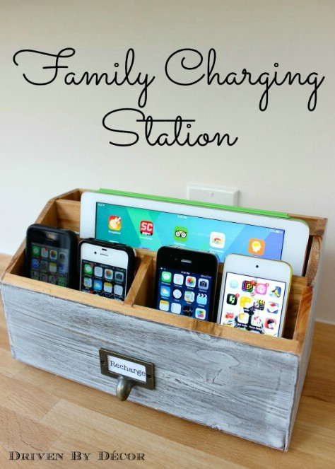 Create a family charging station.