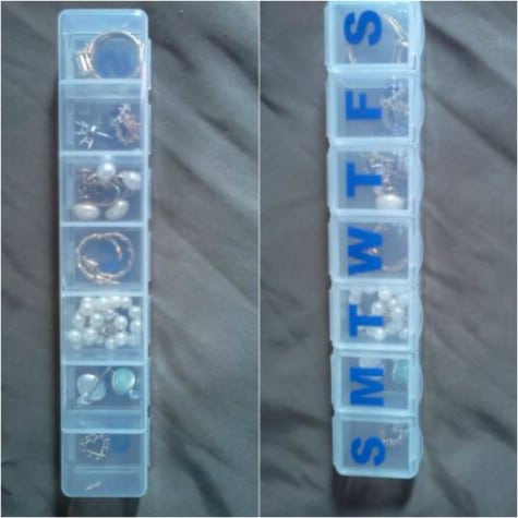 Jewelry travel solution: pill box!