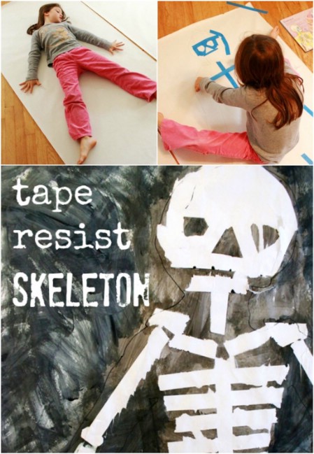 Tape Resist Skeleton