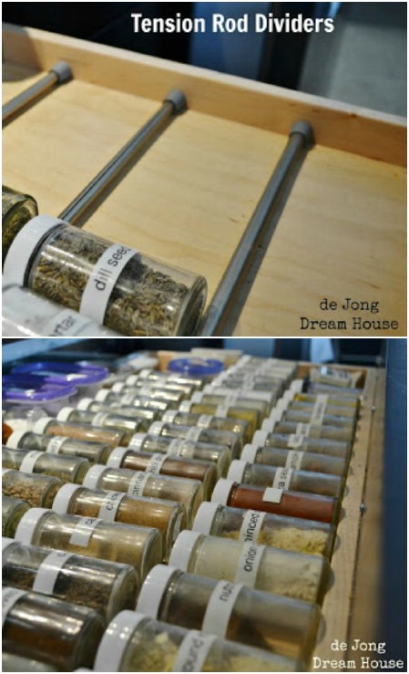 Spice Drawer Dividers