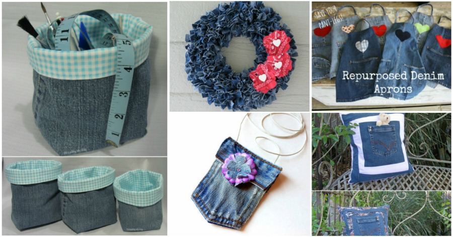 reuse used jeans
