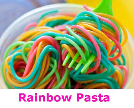 Make rainbow pasta.