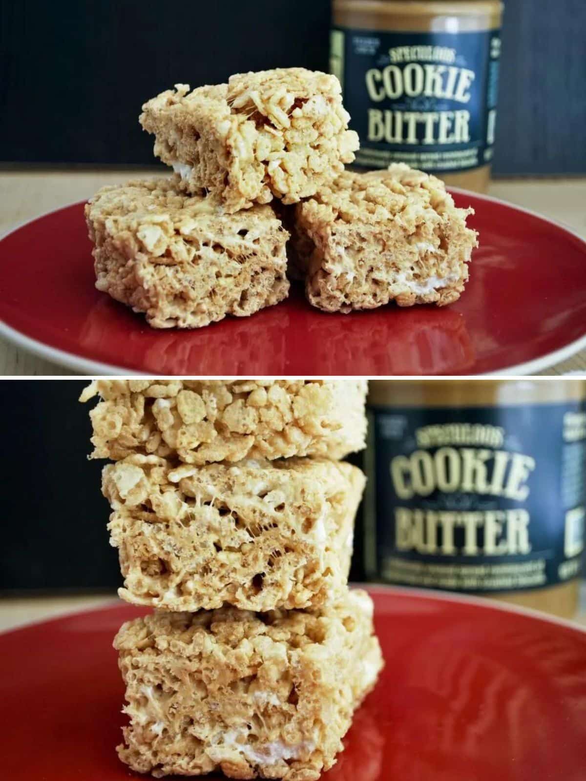 Cookie Butter Crispy Treats
