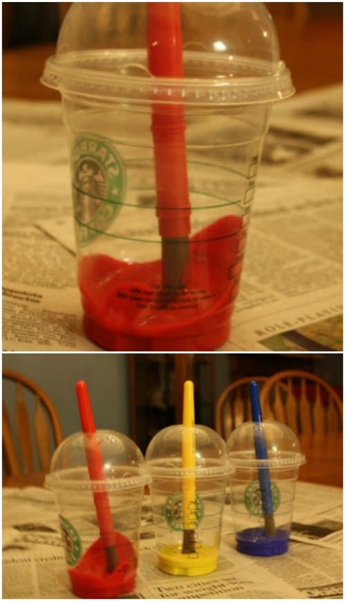No Spill Paint Cups