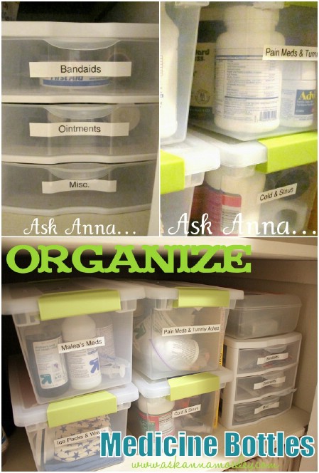 Organize the Medicine Cabinet