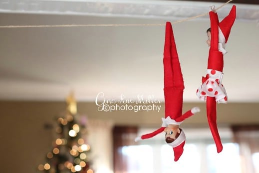 Ziplining Elf