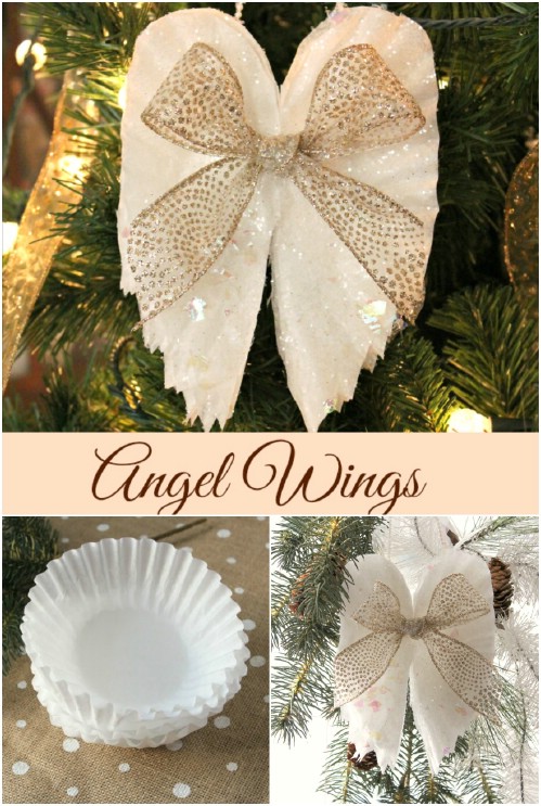 Coffee Filter Angel Wings