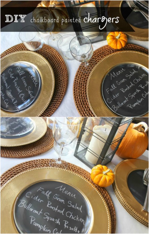 Chalkboard Chargers