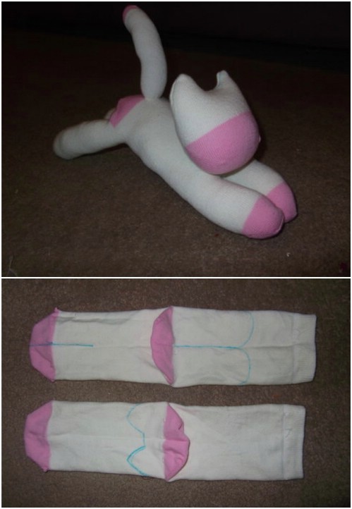 Kitten Sock Toy