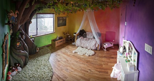 Dreamy enchanted forrest girl bedroom project.