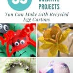35 Impossibly Creative Projects You Can Make with Recycled Egg Cartons pinterest image.