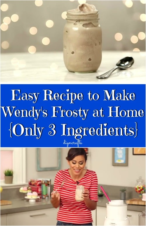 Easy Recipe to Make Wendy's Frosty at Home {Only 3 Ingredients}