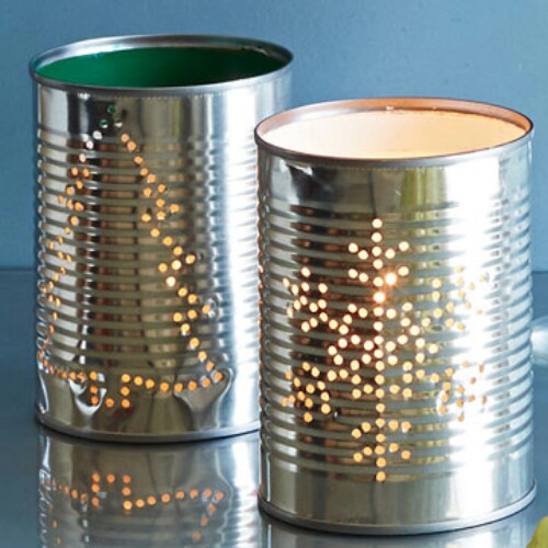 Tin Can Votive Candles