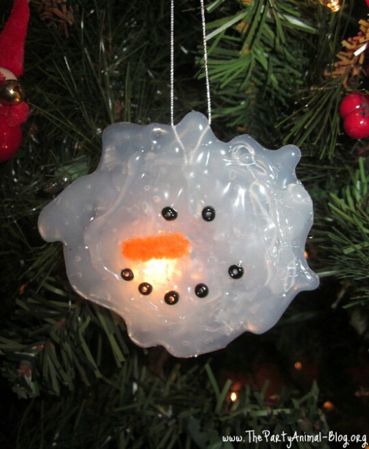 20. This Melted Snowman Ornament will Melt Your Heart