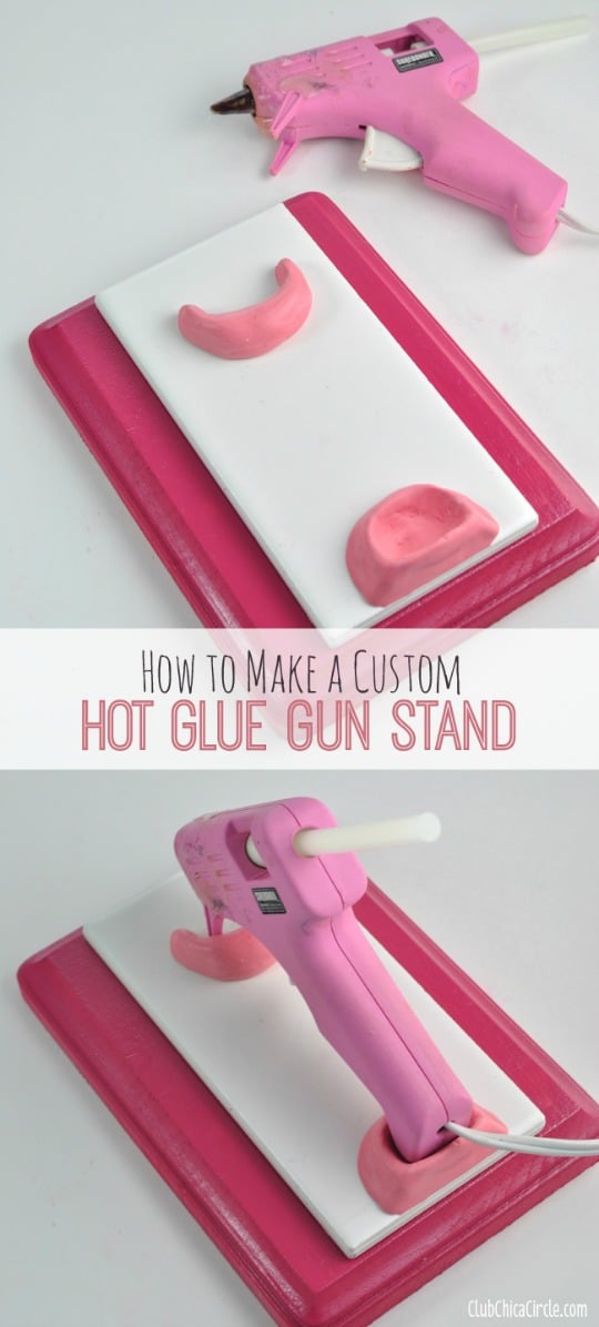 22. Make a Stand for Your Glue Gun
