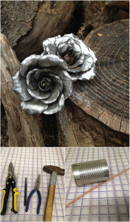 Beautiful Tin Can Roses That Last Forever