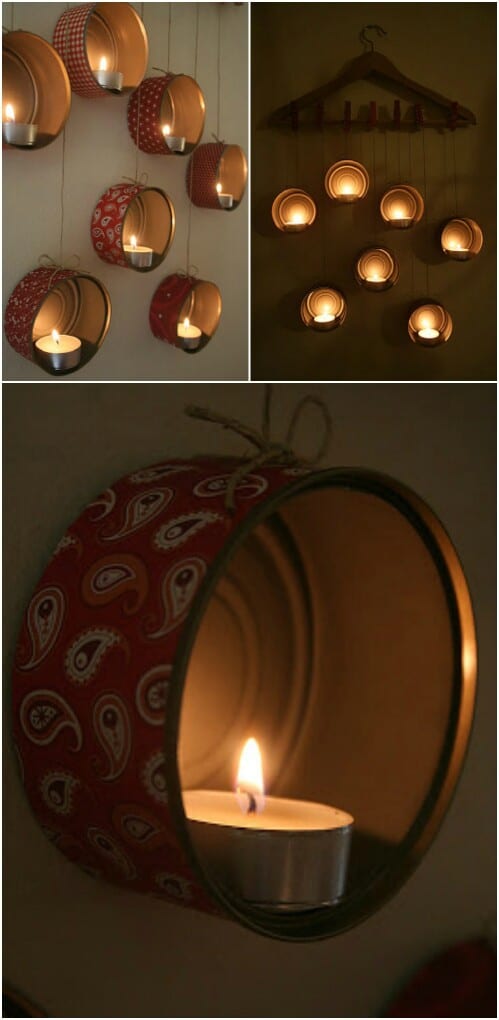 Beautiful Tin Can Lamps for Ambient Lighting