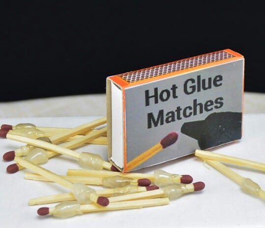 40. Look at These Convenient Portable Hot Glue Matches