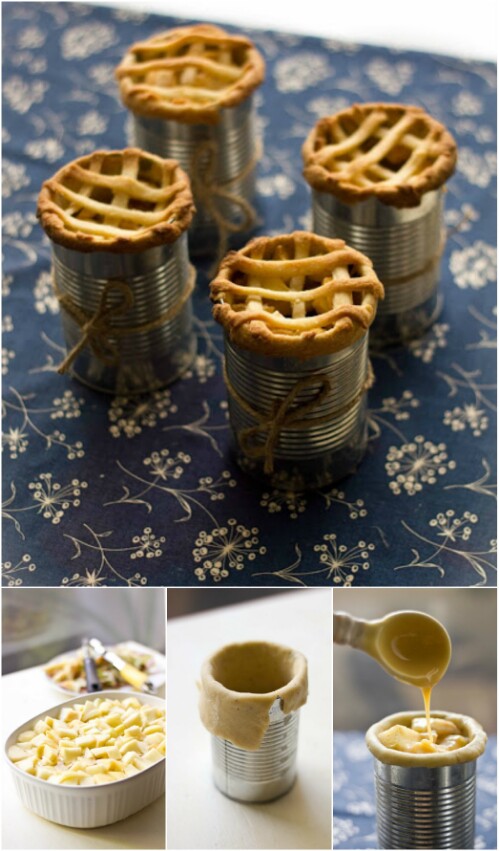 Make a Mini Apple Pie in a Tin Can