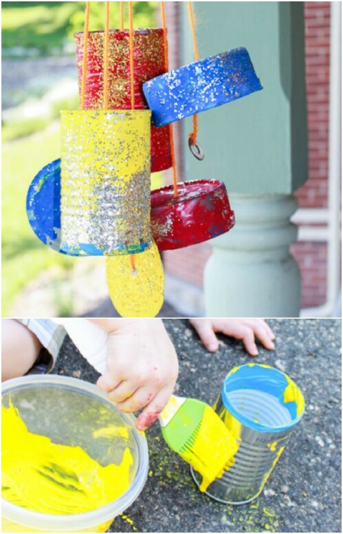 Tin Can Wind Chime Project for Kids