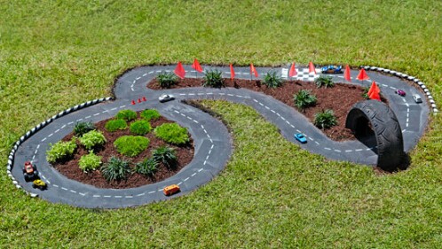 DIY Racetrack for Toy Cars