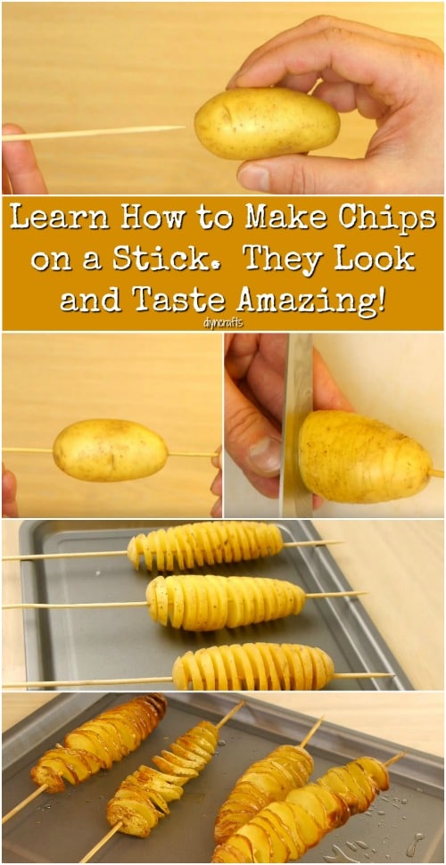 Learn How to Make Chips on a Stick. They Look and Taste Amazing! {Video}