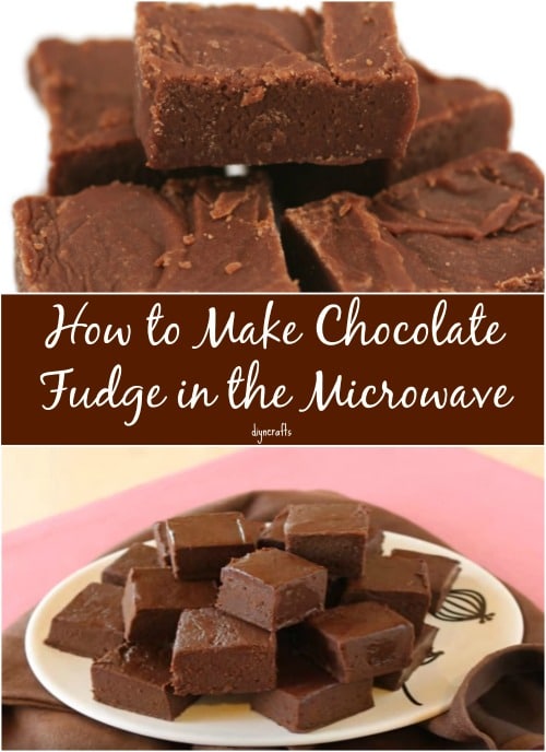 How to Make Chocolate Fudge in the Microwave {Recipe}