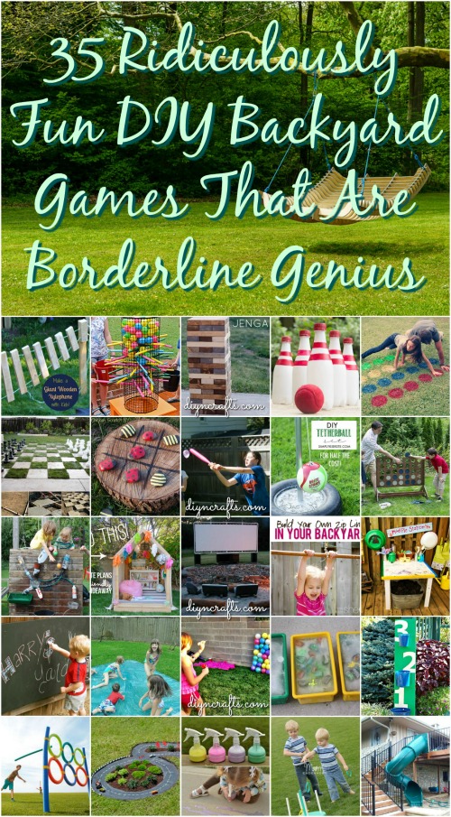 35 Ridiculously Fun DIY Backyard Games That Are Borderline Genius