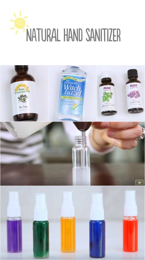 Make Your Own Natural Hand Sanitizer with a Few Simple Ingredients {Video}