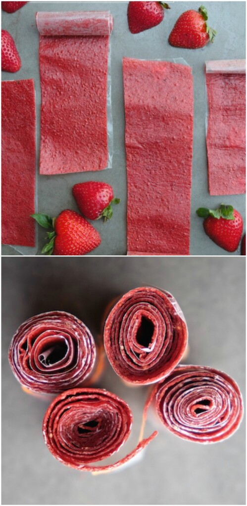 Homemade Strawberry Roll-Ups