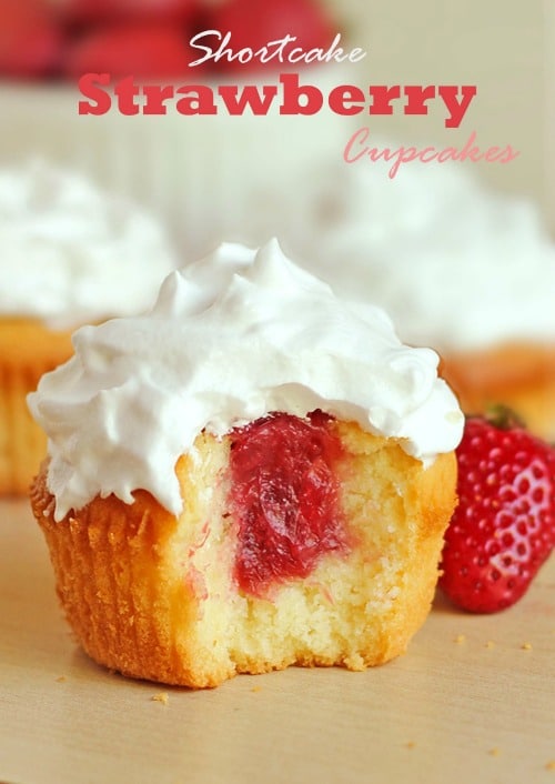 Strawberry Shortcake Cupcakes