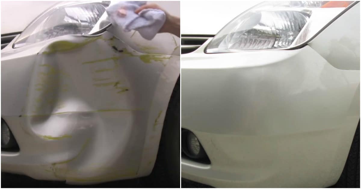 Two Easy Techniques to Fix a Car Dent For FREE {Anybody Can do it}