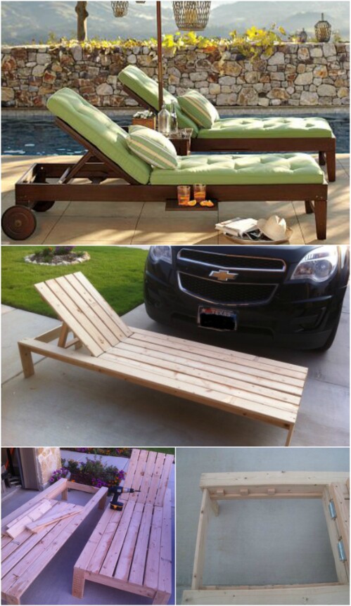 DIY Outdoor Chaise Lounge