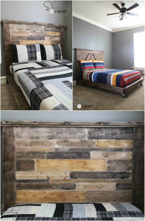 Planked Headboard