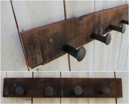 Simple Rustic Coat Rack