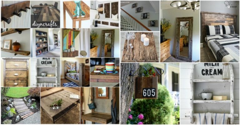 40 Beautiful and Eco-Friendly Reclaimed Wood Projects for Your Home ...