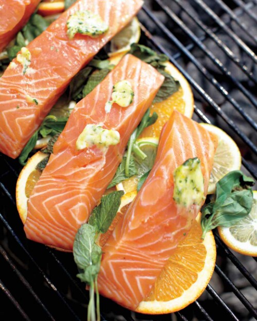 16. Cook your fish on top of citrus slices.