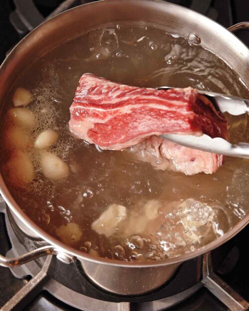 17. Boil your meat before you grill it.